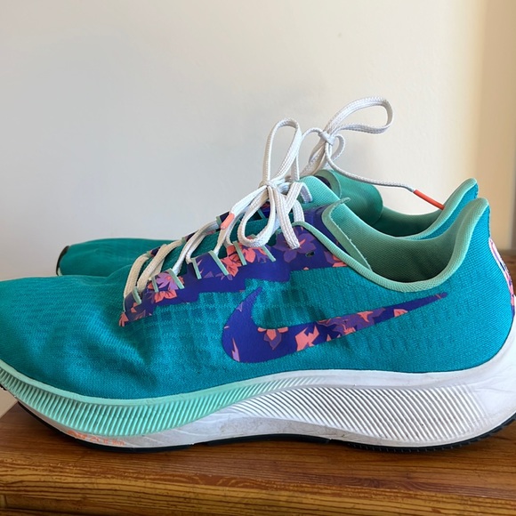 Nike Shoes - Nike Womens Air Zoom Pegasus 37 DH3051-300 Blue Running Shoes Sneakers size 12